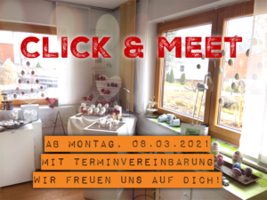 Click & Meet ab Montag, 08.3.2021